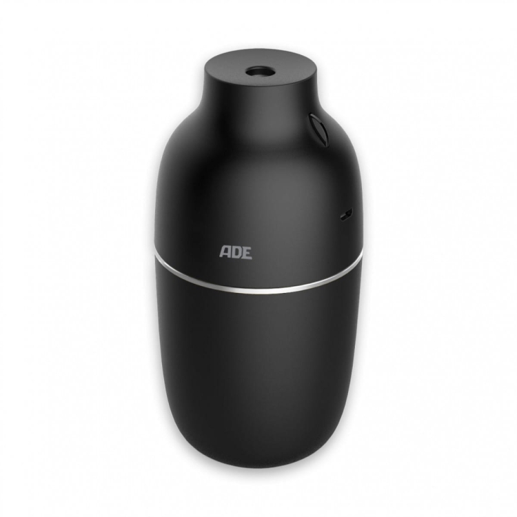 nawilżacz powietrza na USB, 0,16 l, śred. 8 x 15,5 cm, czarny