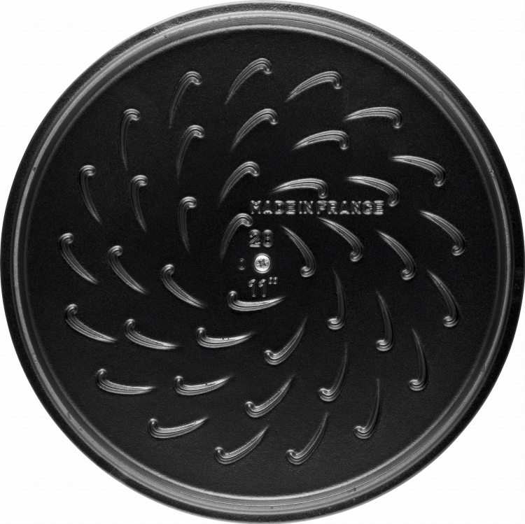 STAUB IRON - Głęboka patelnia do duszenia z pokrywką 28 cm - czerwona...jpg